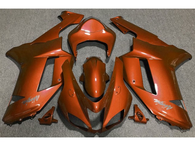 Tiger Orange Kawasaki ZX6R Fairings 2007-2008 Outlets Tiger Orange Kawasaki ZX6R Fairings 2007-2008 Outlets