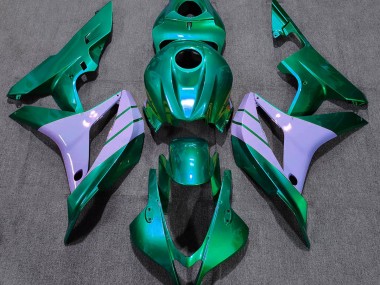Turquoise and Milky Purple Honda CBR600RR Fairings 2007-2008 Outlets