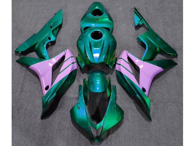 Turquoise and Pink Honda CBR600RR Fairings 2007-2008 Outlets