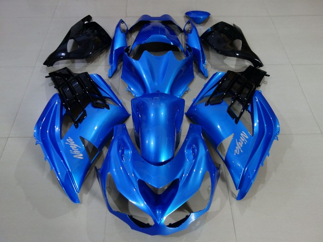 Vibrant Blue & Gloss Black Kawasaki ZX14R Fairings 2012-2019 Outlets Vibrant Blue & Gloss Black Kawasaki ZX14R Fairings 2012-2019 Outlets