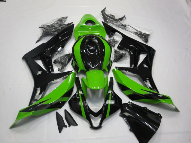 Vibrant Green and Black Honda CBR600RR Fairings 2007-2008 Outlets Vibrant Green and Black Honda CBR600RR Fairings 2007-2008 Outlets