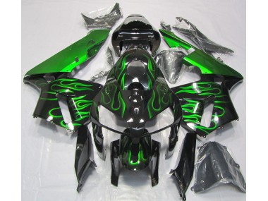 Vibrant Green Flame Honda CBR600RR Fairings 2005-2006 Outlets