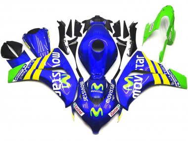 Vibrant MoviStar Honda CBR1000RR Fairings 2008-2011 Outlets