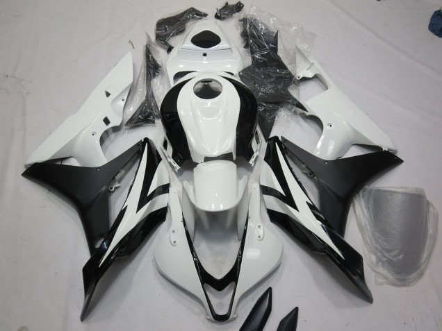White and Black OEM Style Honda CBR600RR Fairings 2007-2008 Outlets White and Black OEM Style Honda CBR600RR Fairings 2007-2008 Outlets