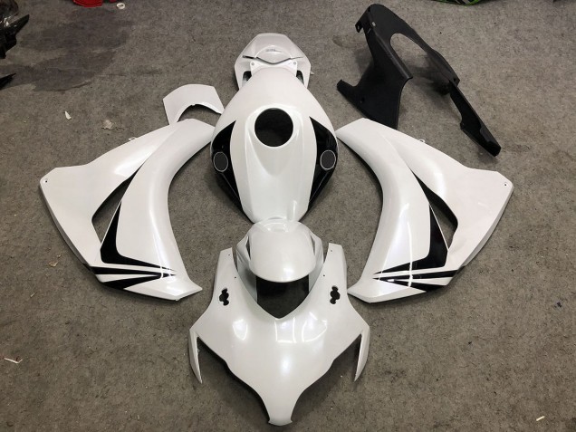 White and Black Style Honda CBR1000RR Fairings 2008-2011 Outlets