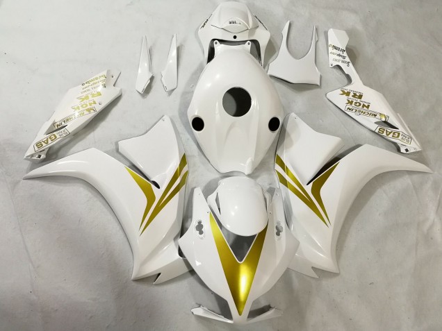 White and Gold Honda CBR1000RR Fairings 2012-2016 Outlets White and Gold Honda CBR1000RR Fairings 2012-2016 Outlets