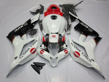 White and Red KM Honda CBR600RR Fairings 2007-2008 Outlets