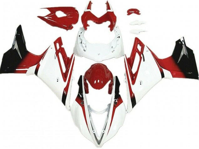 White and Red Triumph Daytona 675 Fairings 2013-2016 Outlets White and Red Triumph Daytona 675 Fairings 2013-2016 Outlets