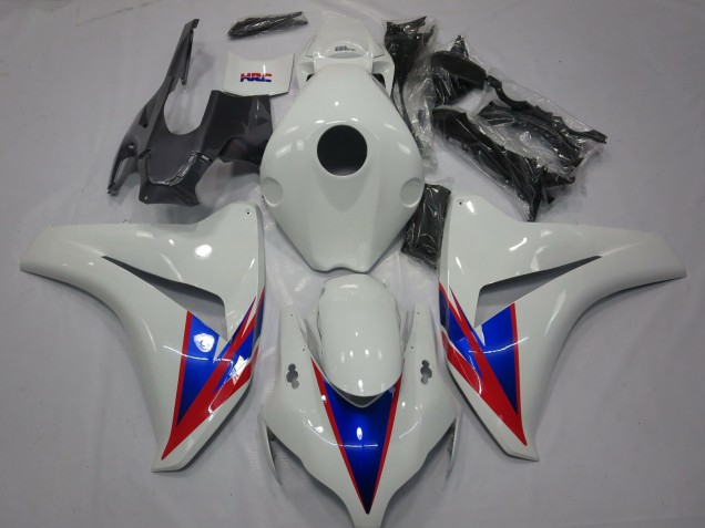 White Blue Red (w) logo Honda CBR1000RR Fairings 2008-2011 Outlets