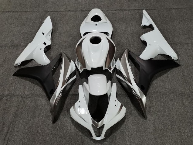 White Graphite and Black Honda CBR600RR Fairings 2007-2008 Outlets White Graphite and Black Honda CBR600RR Fairings 2007-2008 Outlets