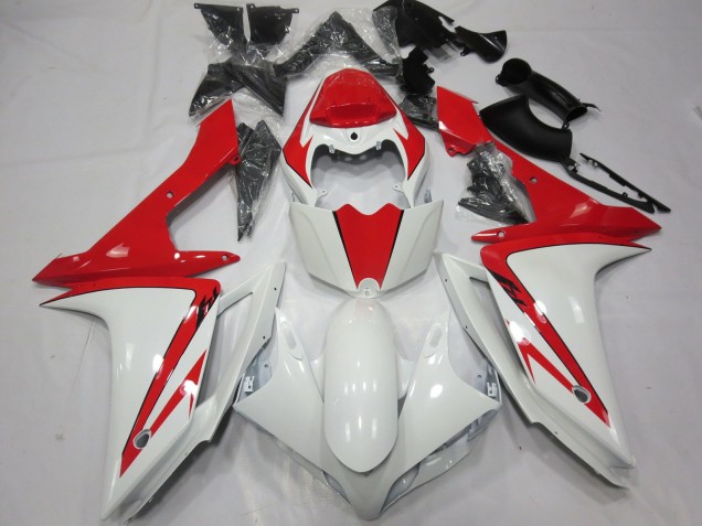 White Red custom Yamaha R1 Fairings 2007-2008 Outlets White Red custom Yamaha R1 Fairings 2007-2008 Outlets