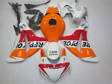 White Repsol Honda CBR1000RR Fairings 2008-2011 Outlets