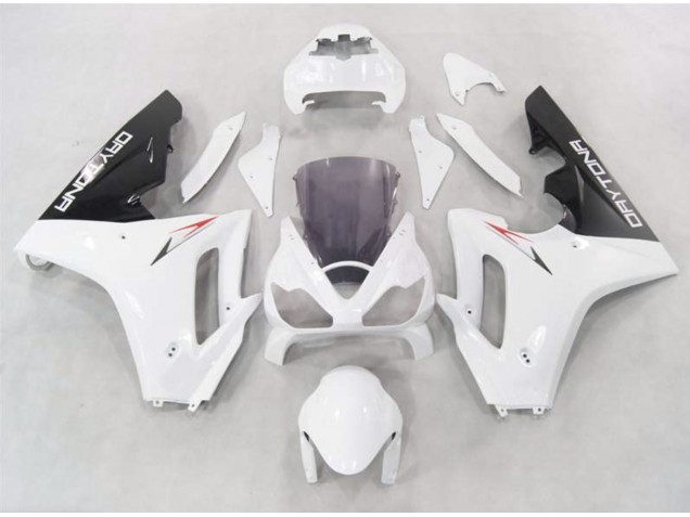 White w Black lowers Triumph Daytona 675 Fairings 2006-2008 Outlets White w Black lowers Triumph Daytona 675 Fairings 2006-2008 Outlets