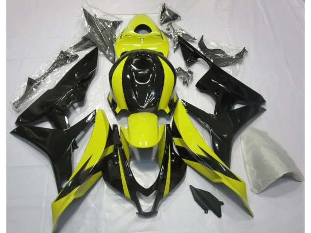Yellow and Black OEM Design Honda CBR600RR Fairings 2007-2008 Outlets Yellow and Black OEM Design Honda CBR600RR Fairings 2007-2008 Outlets