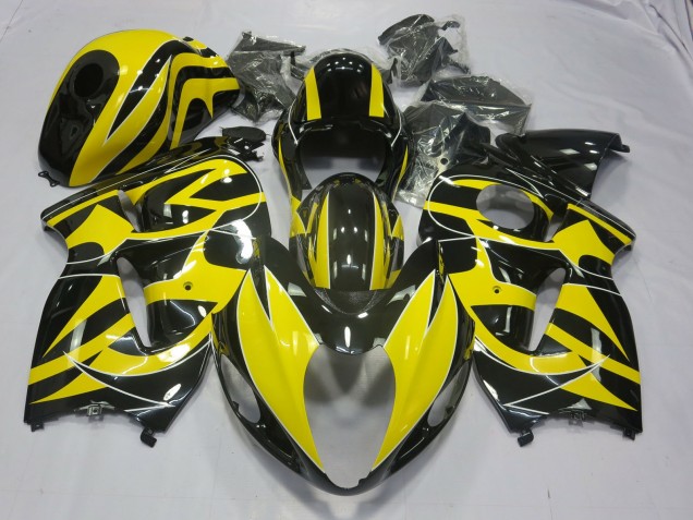 Yellow and Black Suzuki GSXR 1300 Fairings 1997-2007 Outlets Yellow and Black Suzuki GSXR 1300 Fairings 1997-2007 Outlets