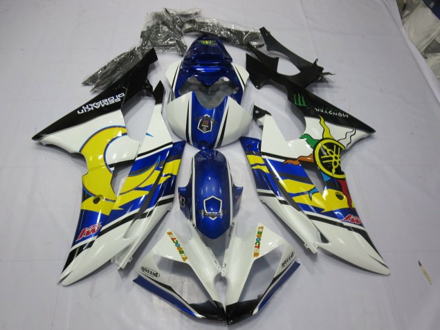 Yellow and Blue Yamaha R6 Fairings 2008-2016 Outlets Yellow and Blue Yamaha R6 Fairings 2008-2016 Outlets