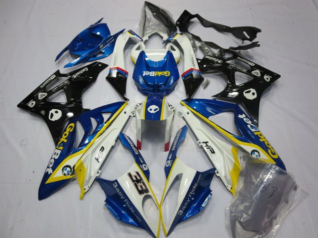 Yellow blue BMW S1000RR Fairings 2009-2016 Outlets Yellow blue BMW S1000RR Fairings 2009-2016 Outlets
