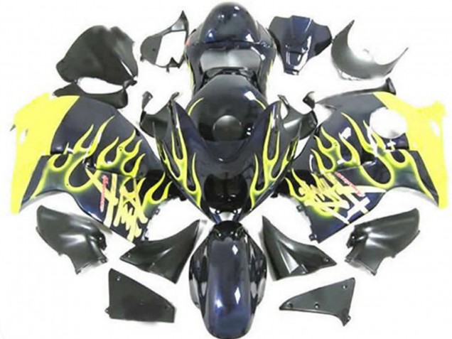 Yellow Flame Suzuki GSXR 1300 Fairings 1997-2007 Outlets Yellow Flame Suzuki GSXR 1300 Fairings 1997-2007 Outlets