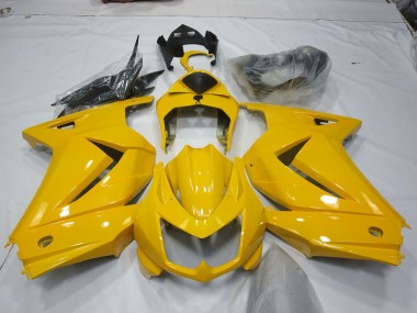 Yellow Kawasaki Ninja 250 Fairings 2008-2013 Outlets