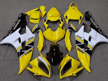 Yellow OEM Style Yamaha R6 Fairings 2006-2007 Outlets