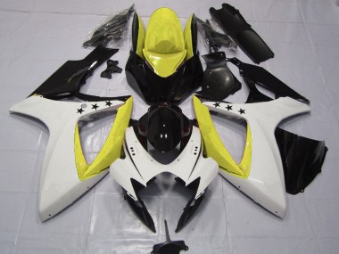 Yellow Star Suzuki GSXR 600-750 Fairings 2006-2007 Outlets